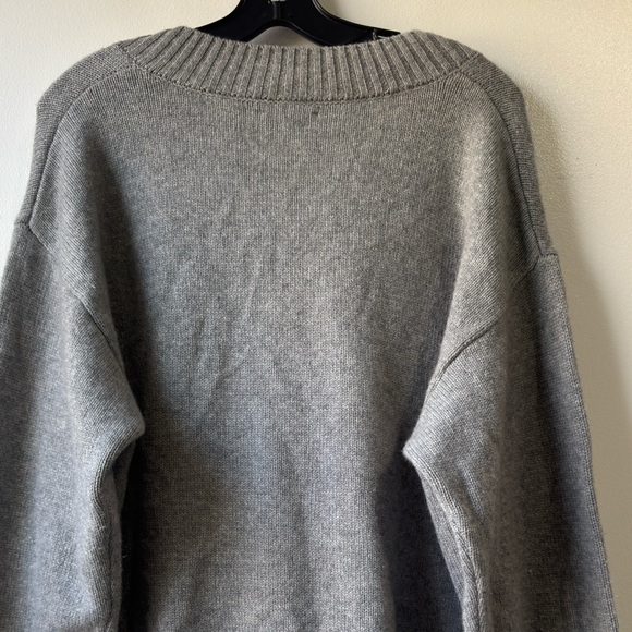 Reformation Gray V-Neck Men's Sweater - Picture 6 of 15